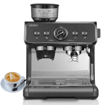 20Bar itaalia Kohvi Masin Kohvi Veski Cappuccino Aur Piima Vahustaja Semi Automaatne Espresso Maker Machine