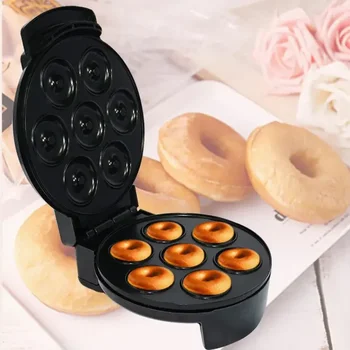 Mini Donut Tegija Kook Tegija Masin, Non-stick Kattega Elektripliit Donut Masin Poiss-Sõbralik Hommikusöök, Suupisted, Magustoidud ja Rohkem
