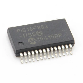 PIC16F882-I/SS: SMD SSOP-28 PIC16F882 MCU Single-chip Mikroarvuti Kiip 8-bitine Mikrokontroller